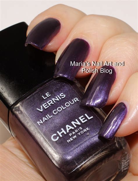 chanel metallic vamp|Chanel vamp nails.